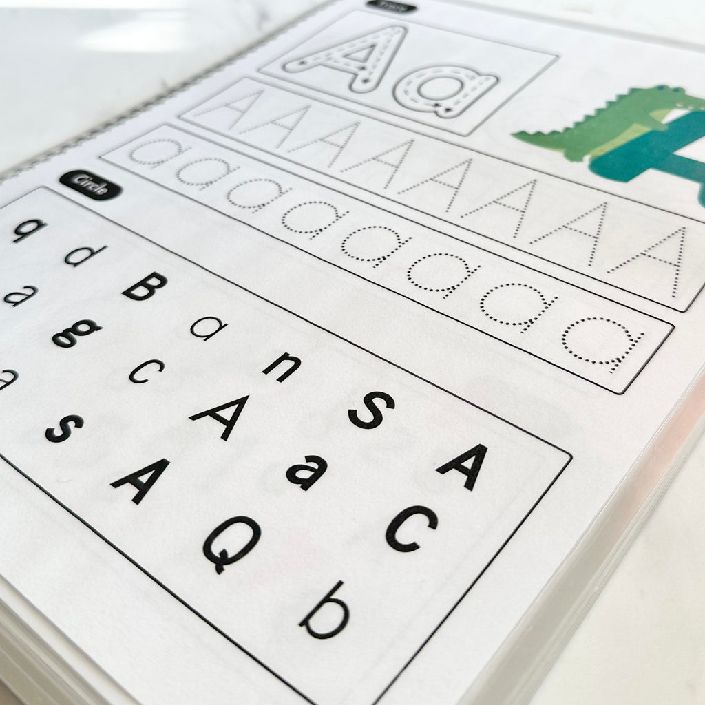 Custom Animal Alphabet Tracing Workbook