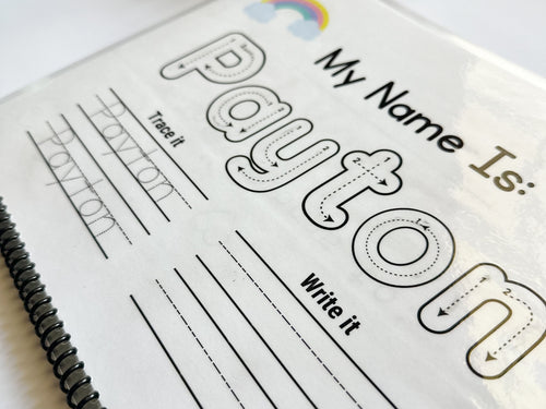 Custom Educational Tracing Workbook for Children