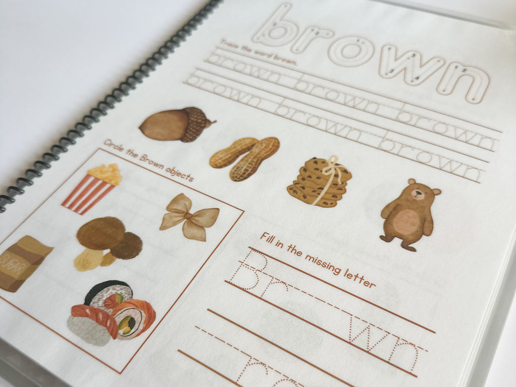 Personalized Comprehensive Tracing Workbook for Toddlers and Preschoolers