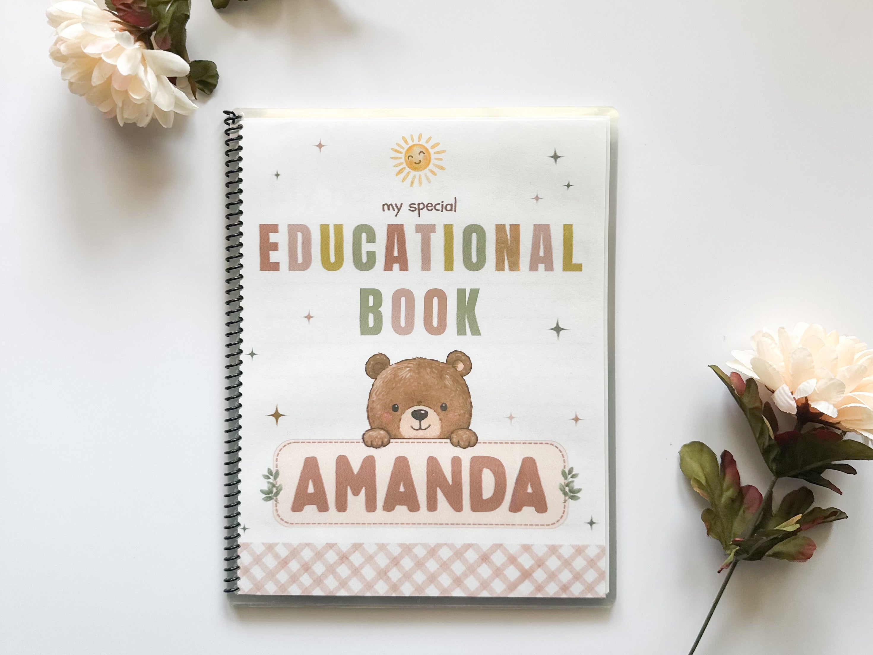 Personalized Comprehensive Tracing Workbook for Toddlers and Preschoolers