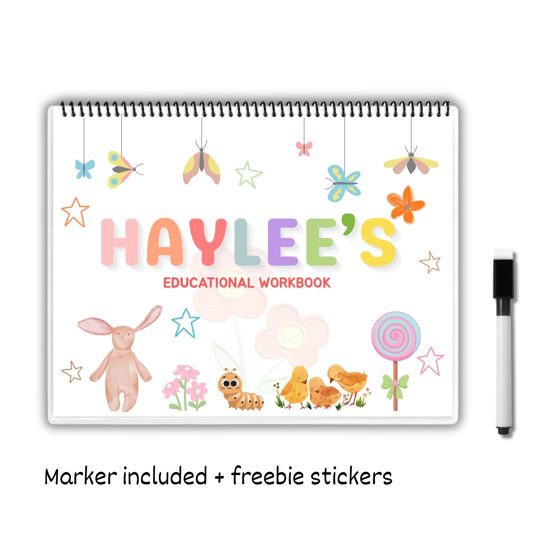 Custom Educational Tracing Workbook for Children
