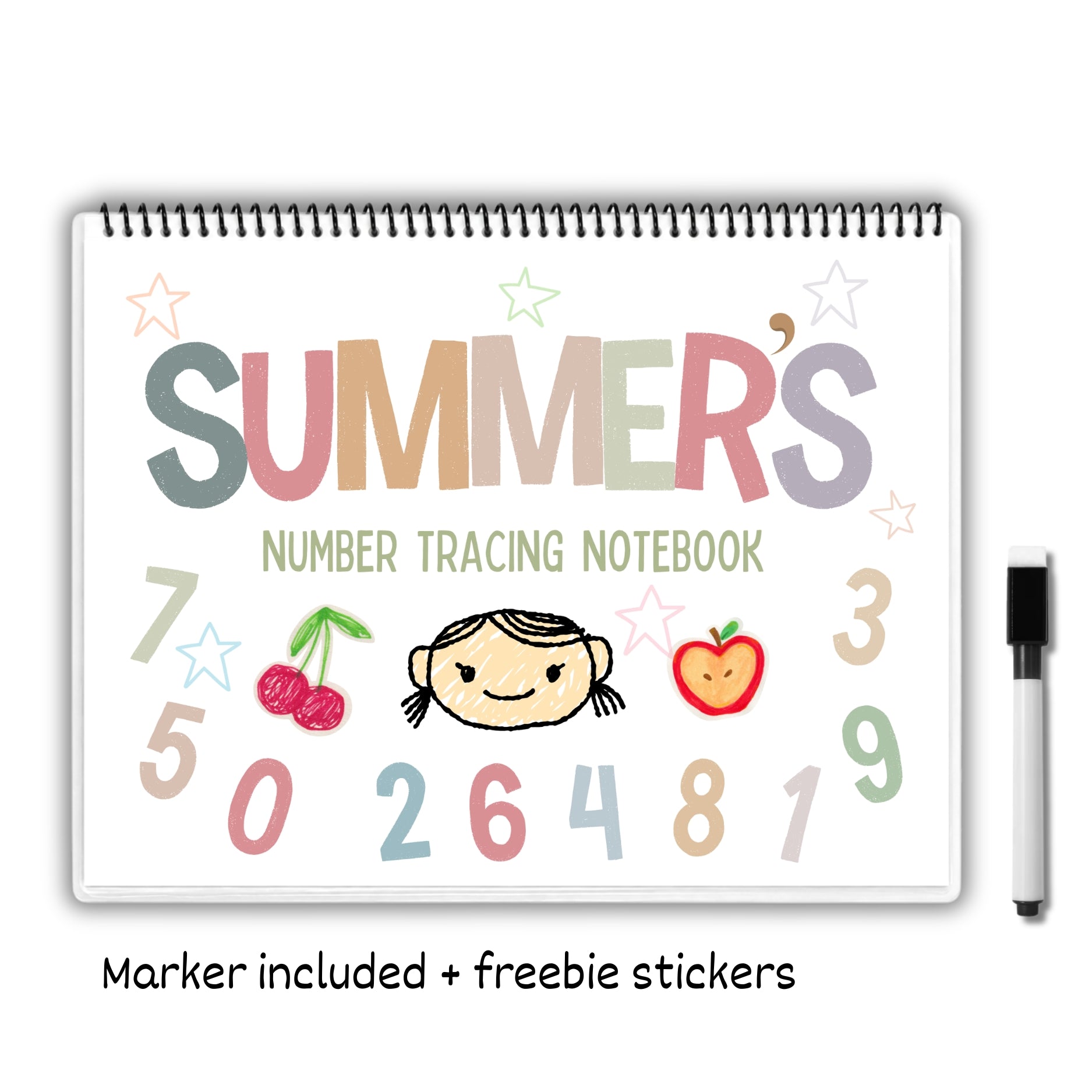 Personalized Number Tracing Workbook for Children
