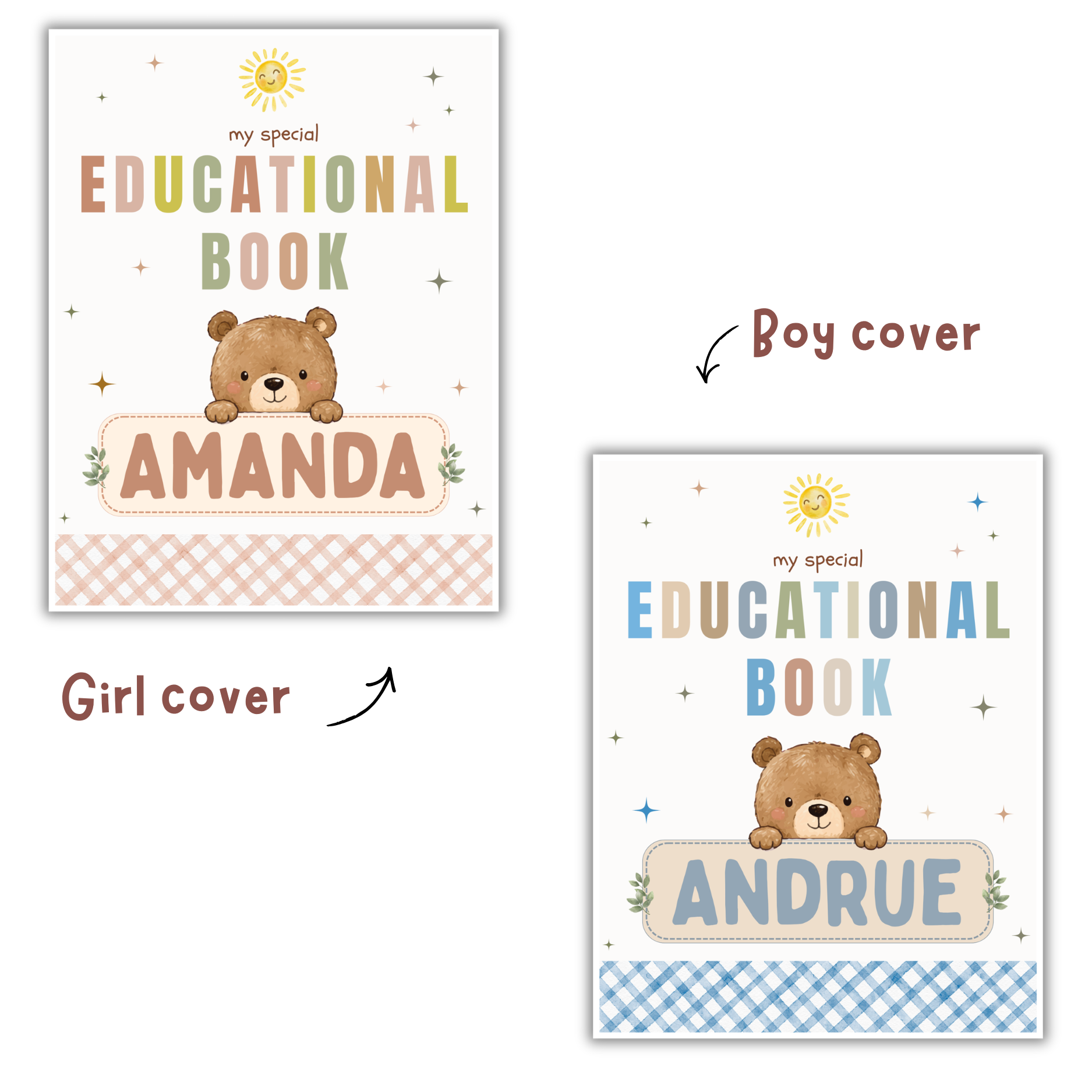 Personalized Comprehensive Tracing Workbook for Toddlers and Preschoolers