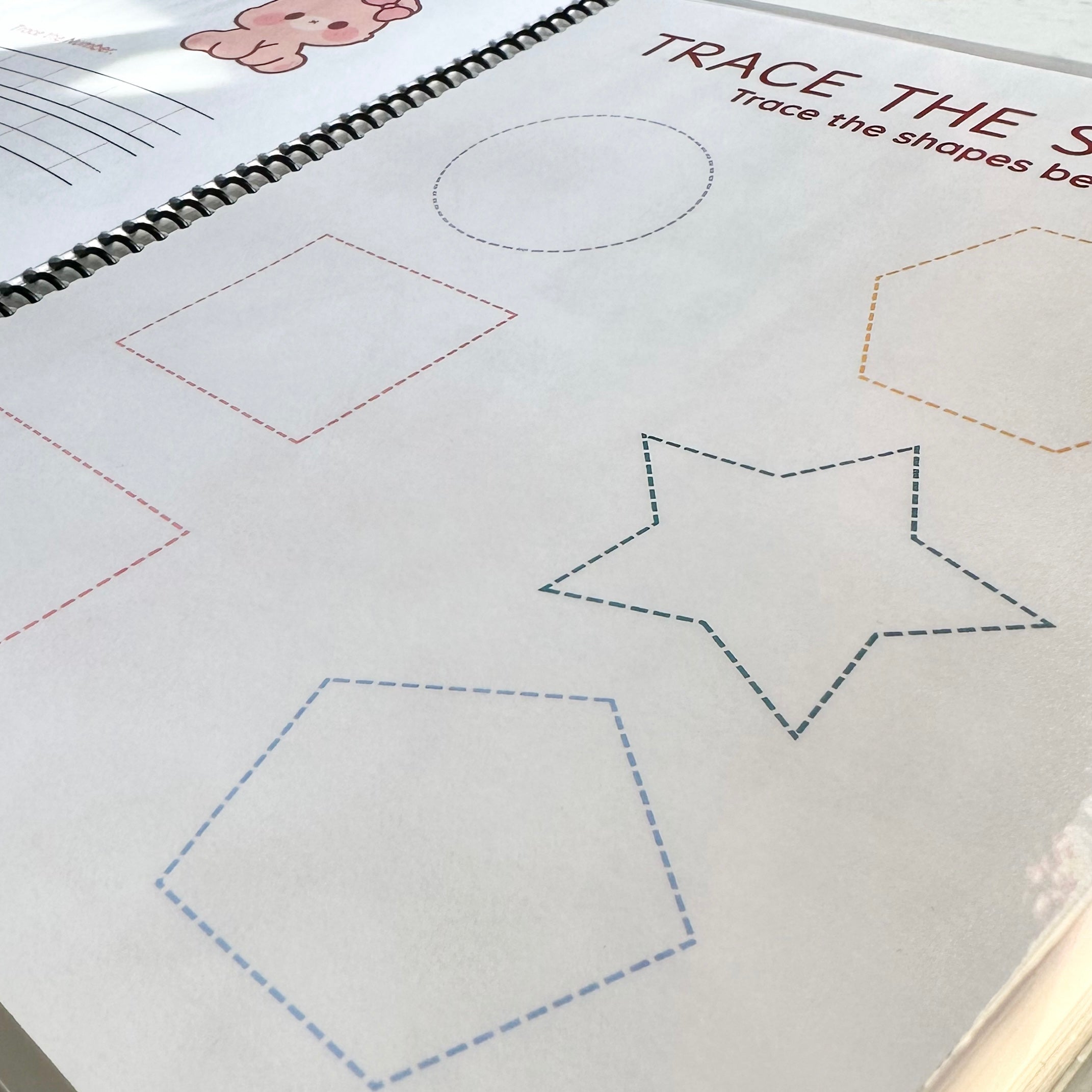 Personalized Cute Comprehensive Tracing Workbook
