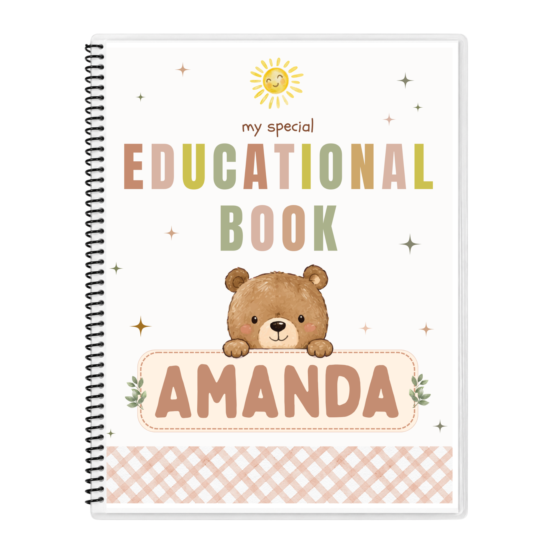 Personalized Comprehensive Tracing Workbook for Toddlers and Preschoolers