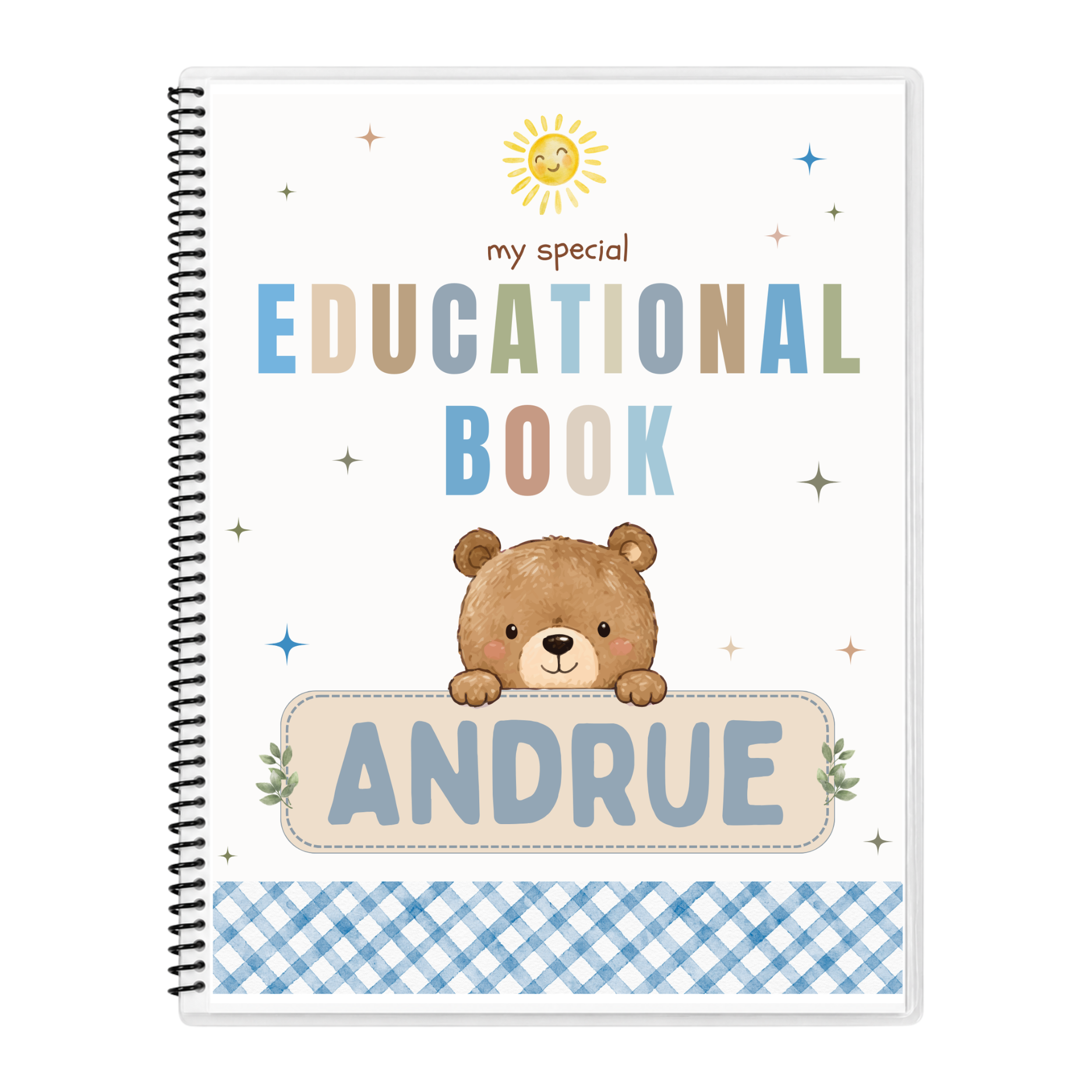 Personalized Comprehensive Tracing Workbook for Toddlers and Preschoolers