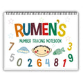Personalized Number Tracing Workbook for Children