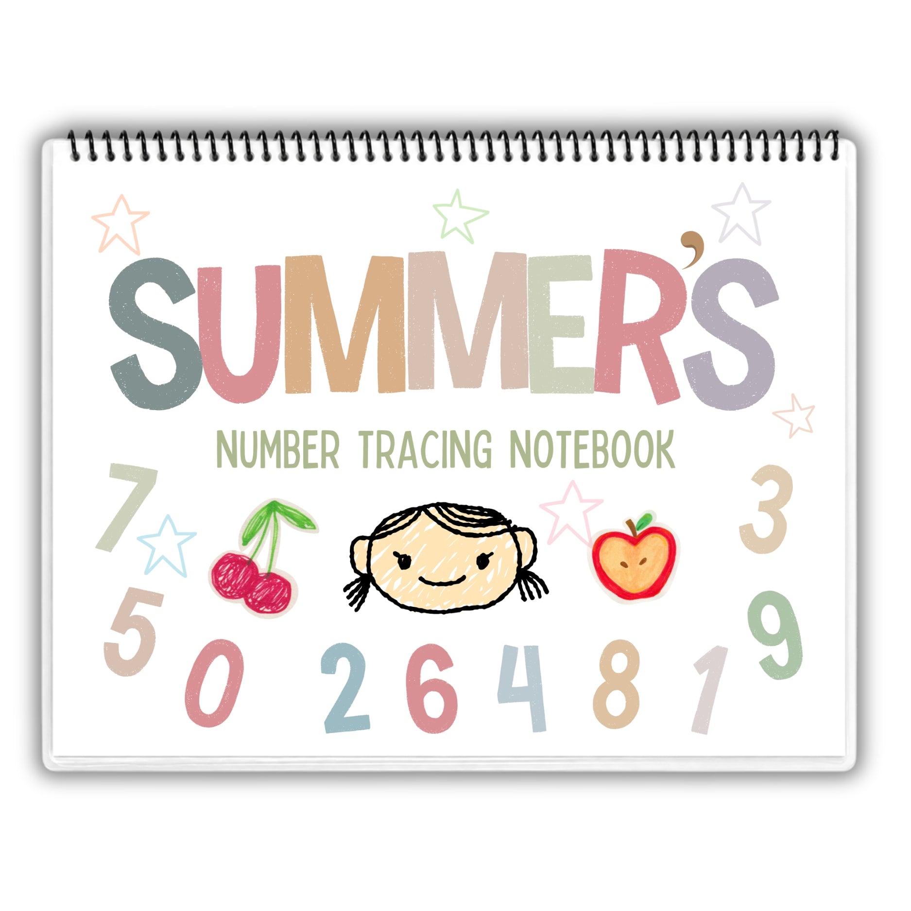 Personalized Number Tracing Workbook for Children