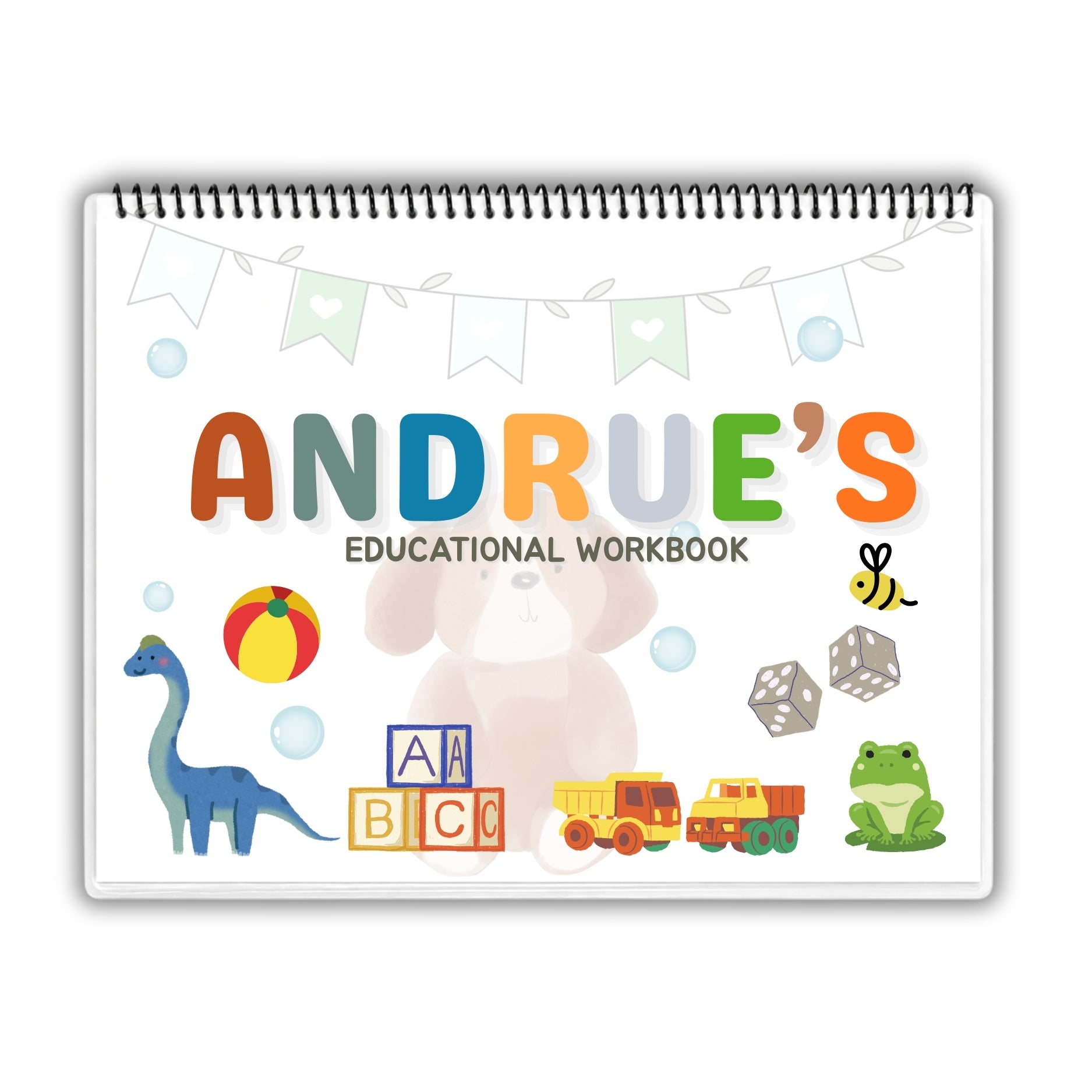 Custom Educational Tracing Workbook for Children