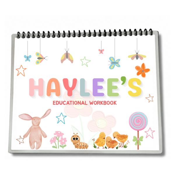 Custom Educational Tracing Workbook for Children