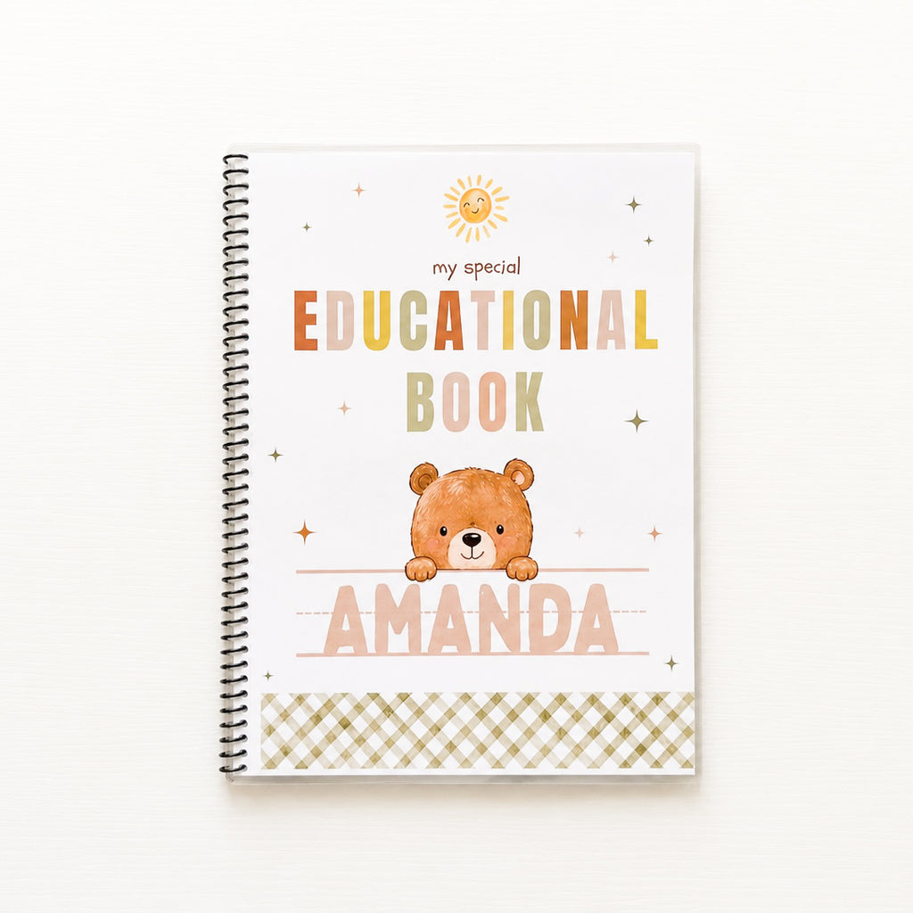 Personalized Comprehensive Tracing Workbook for Toddlers and Preschoolers