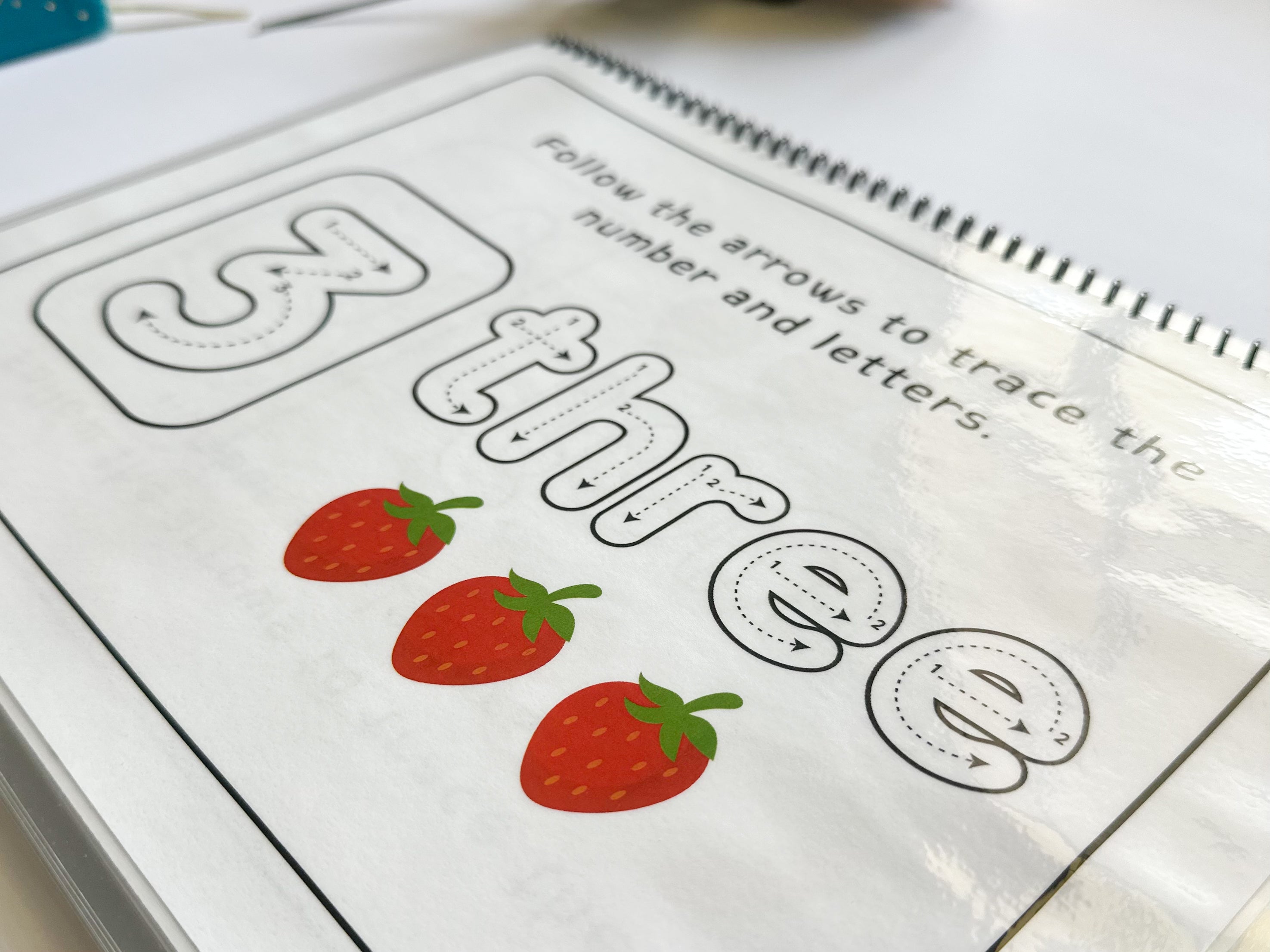 Personalized Number Tracing Workbook for Children