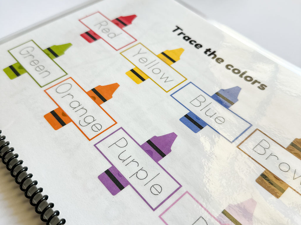 Custom Educational Tracing Workbook for Children