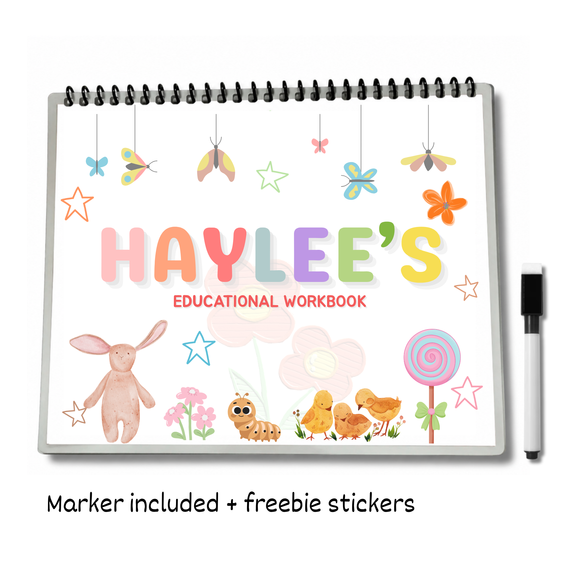 Custom Educational Tracing Workbook for Children