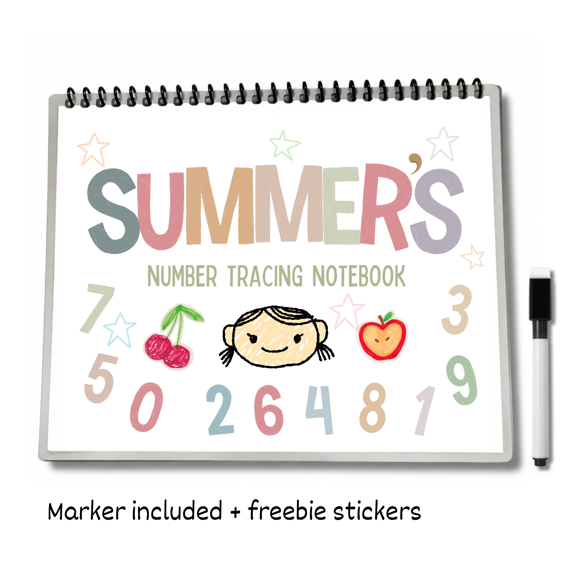 Personalized Number Tracing Workbook for Children